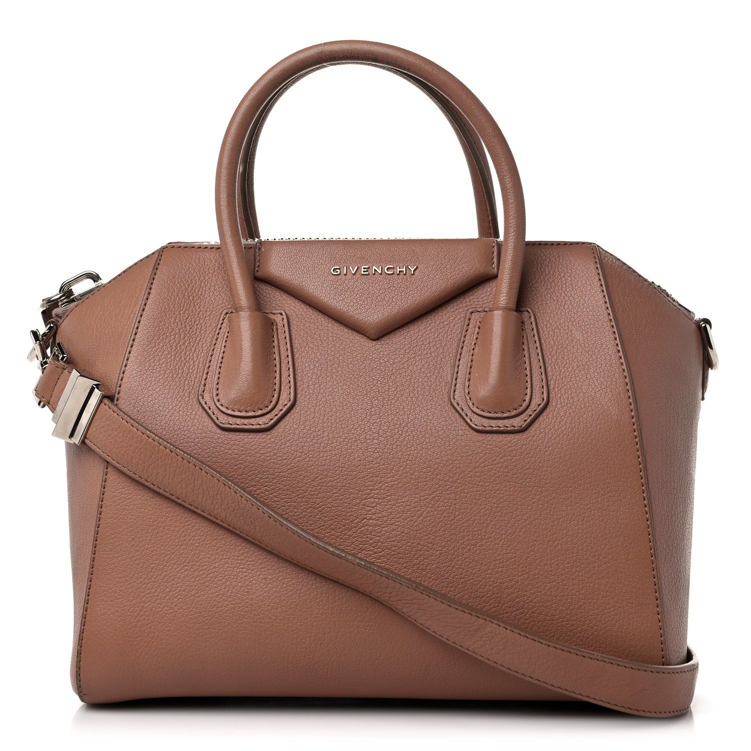 Givenchy Sugar Goatskin Small Antigona Pony Brown 1 of 21