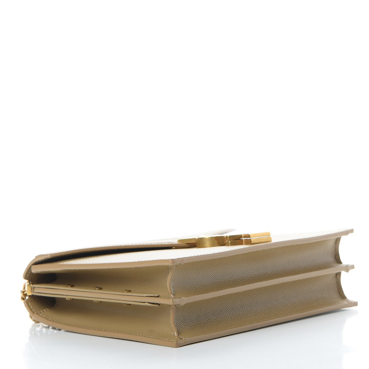 Grain De Poudre Monogram Cassandra Clasp Bag Latte