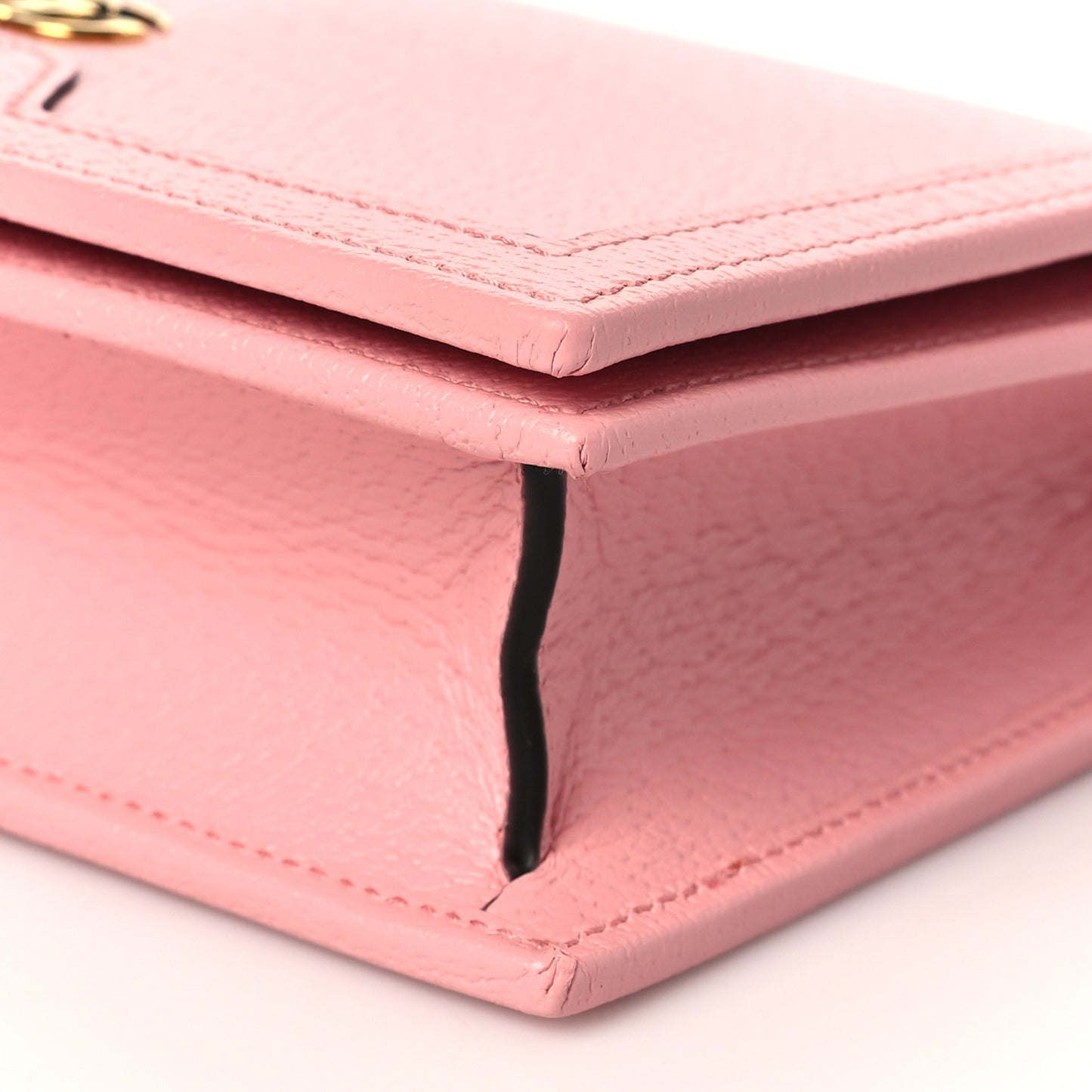 Textured Dollar Calfskin Mini Diana Chain Bag Wild Rose