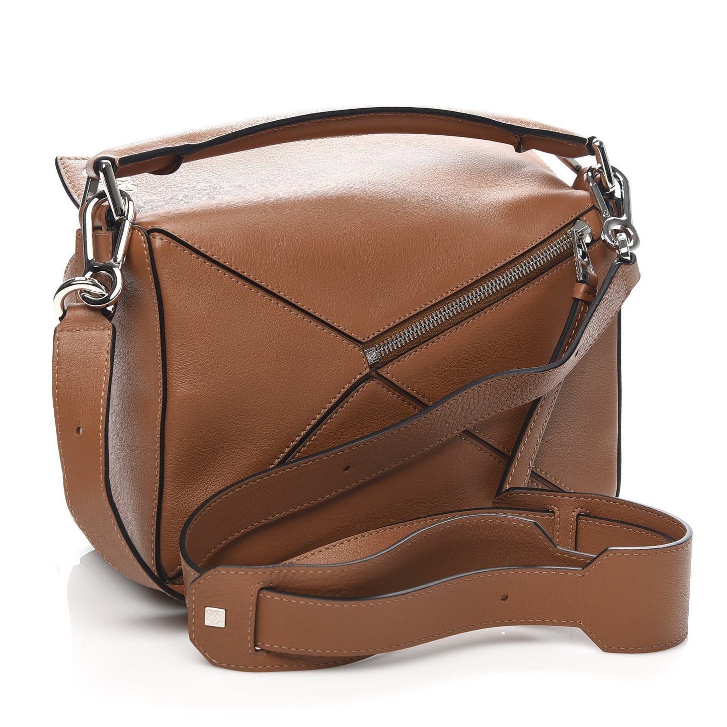 Calfskin Small Puzzle Bag Tan