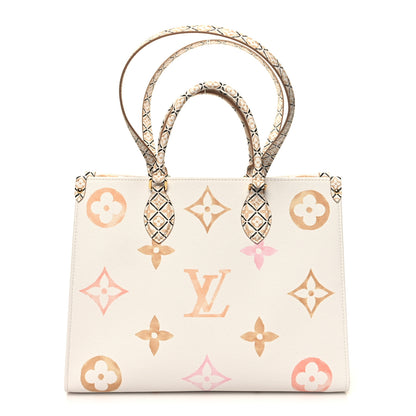 Louis Vuitton Monogram Giant By The Pool 2.0 Onthego MM Beige 1 of 11