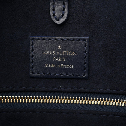 Louis Vuitton Grained Calfskin Nautical Onthego MM Navy Blue 6 of 12