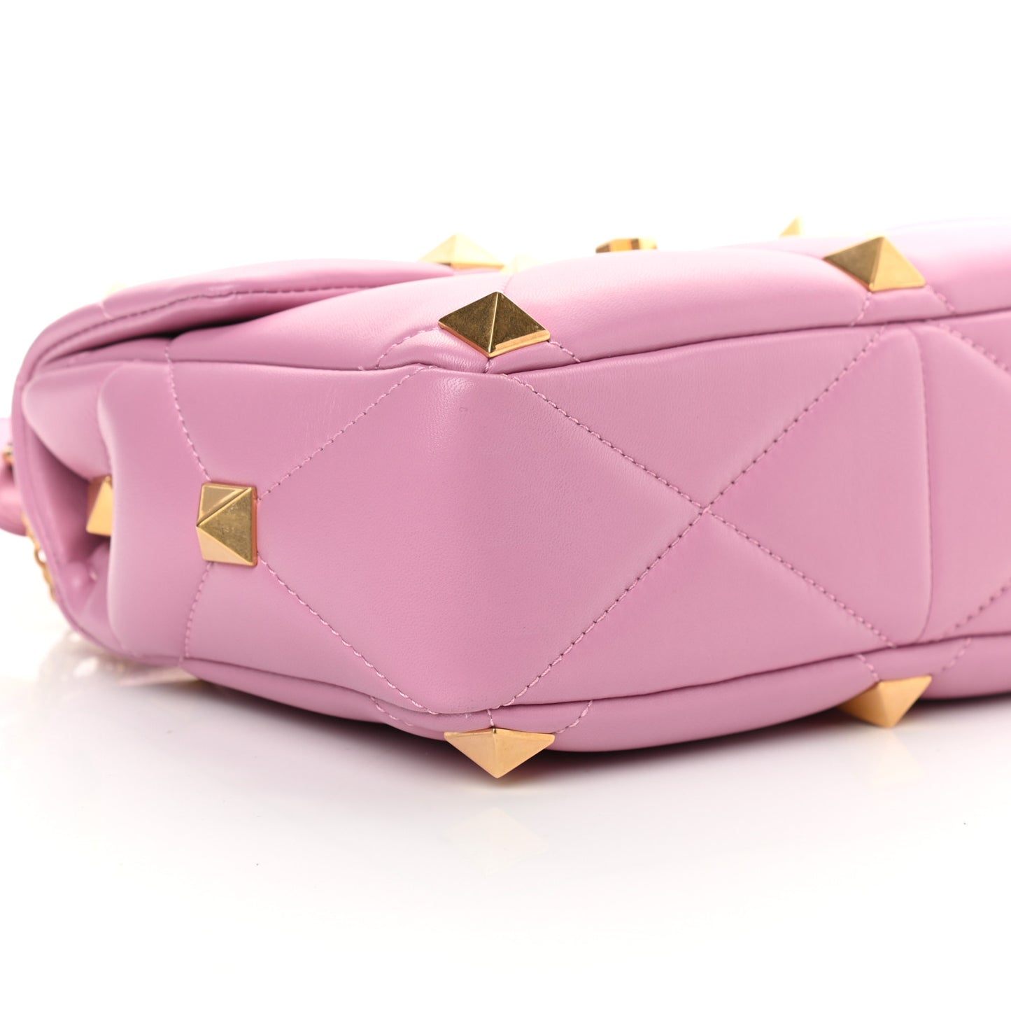 Nappa Large Roman Stud Shoulder Bag Giacinto