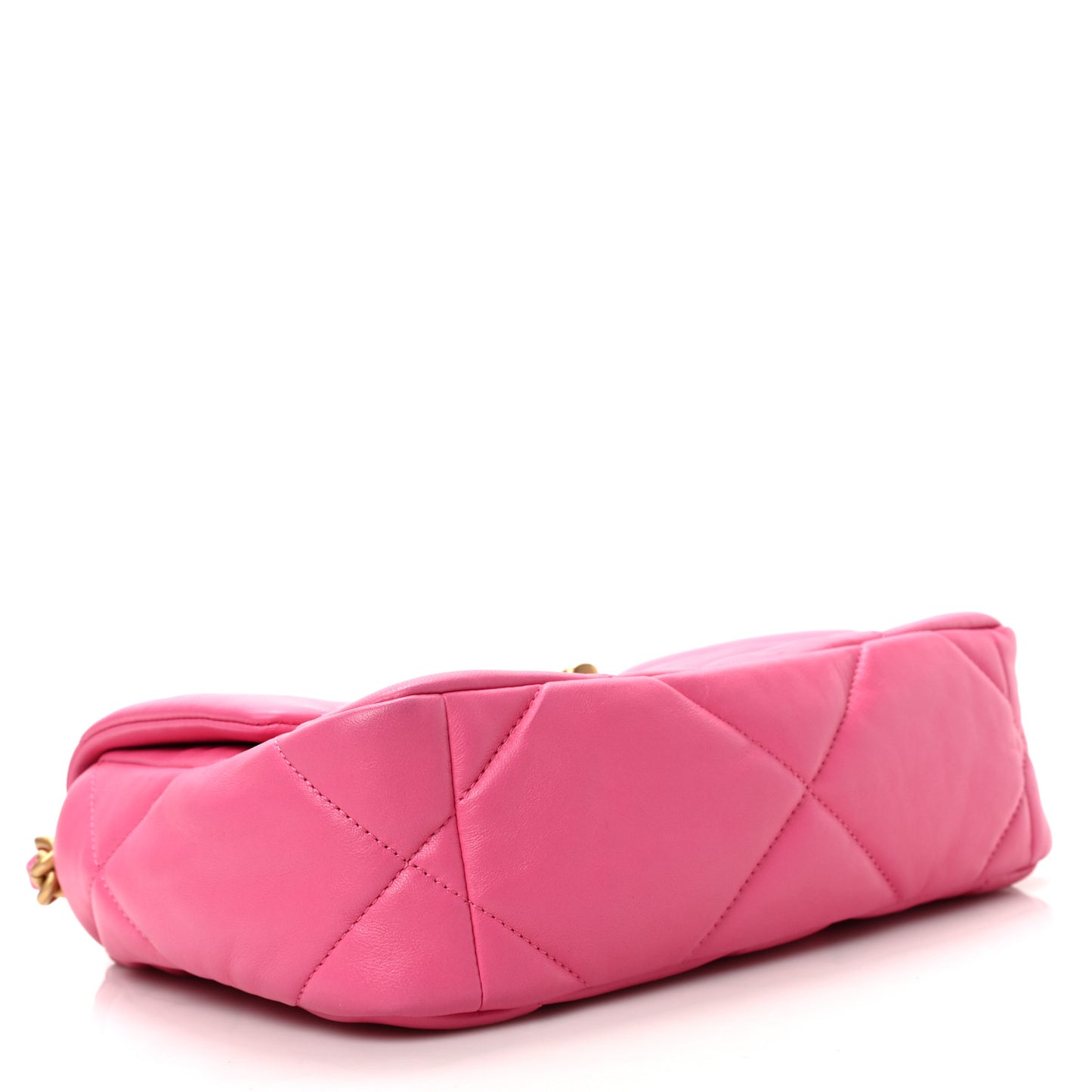 Lambskin Quilted Medium Chanel 19 Flap Pink