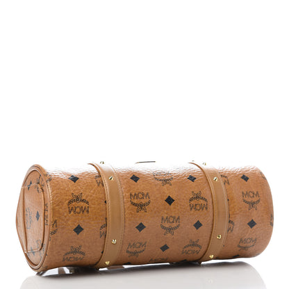 MCM Visetos Essential Barrel Bag Cognac 4 of 12