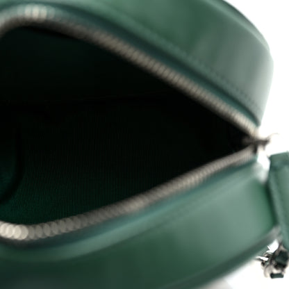 Chanel Lambskin Quilted Round Clutch With Chain Green 5 of 10