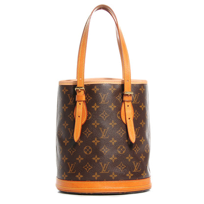 Louis Vuitton Monogram Petit Bucket 23 1 of 8