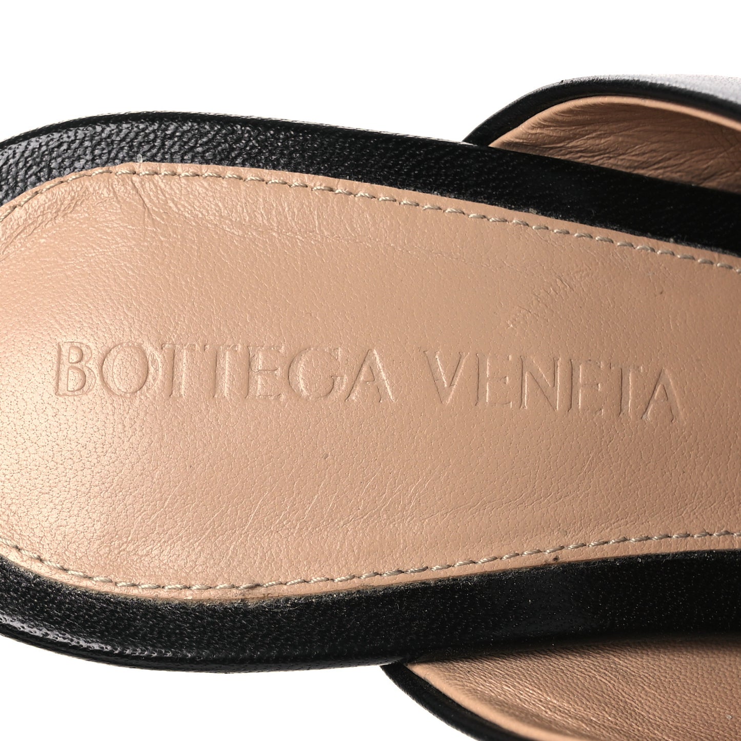 Lambskin Knot Mule Sandals 36 Black