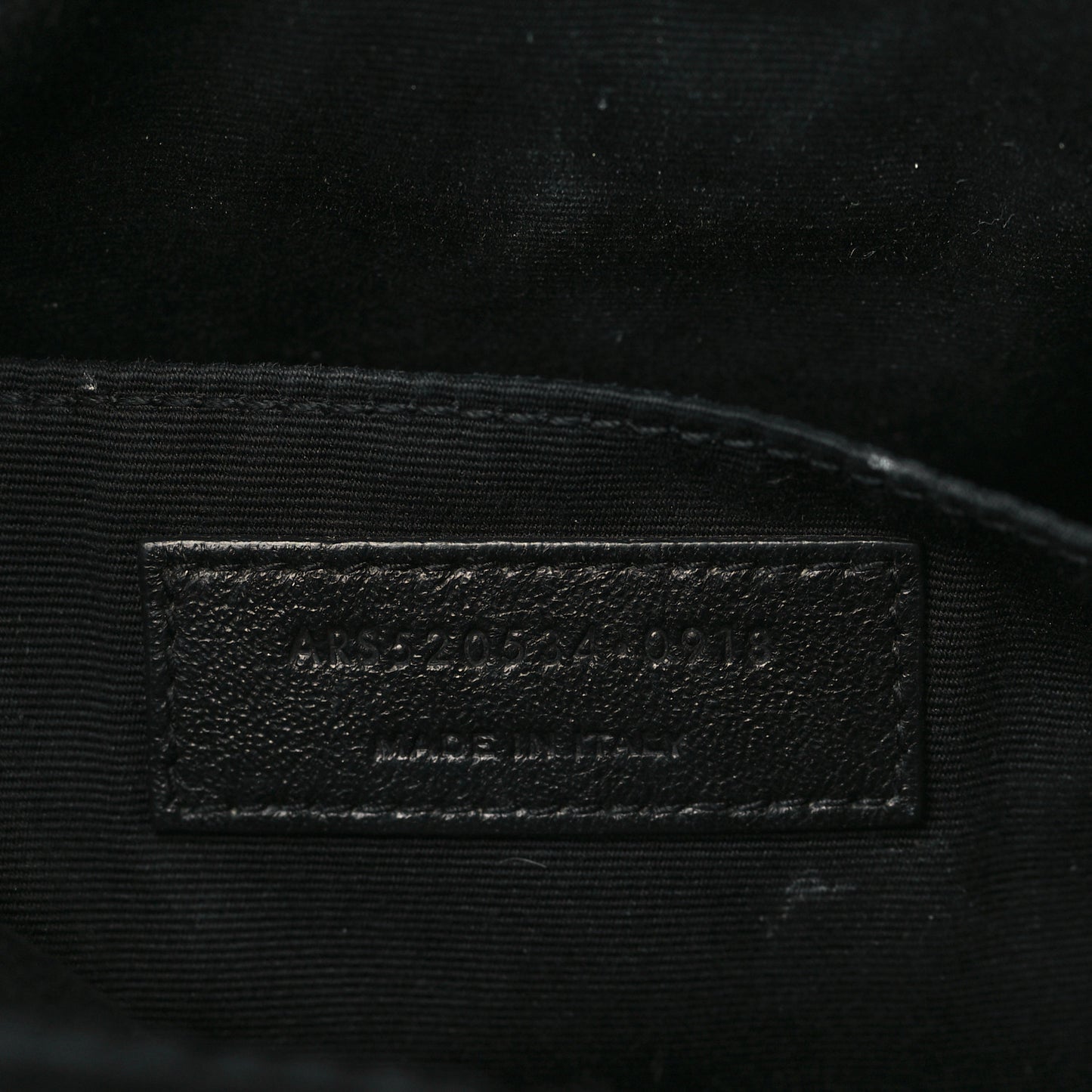 Calfskin Matelasse Monogram Monochrome Lou Camera Bag Black