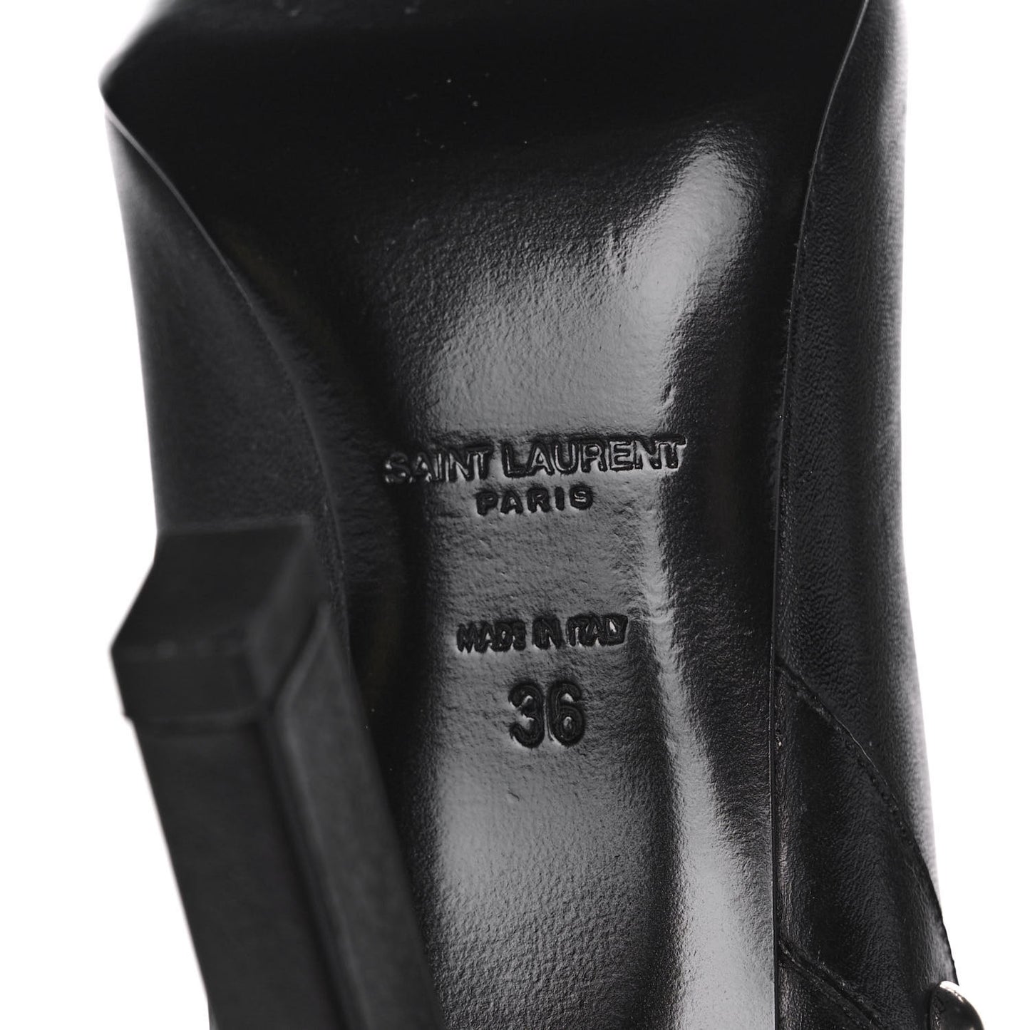 Calfskin Light Studded Grace 105 Boots 36 Black