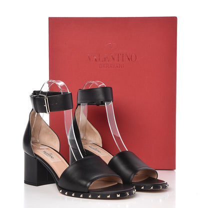 Valentino Garavani Nappa Soul Rockstud 65mm Sandals 35.5 Black 18 of 18