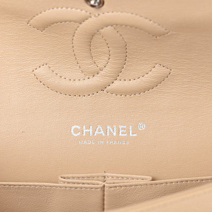 Chanel Caviar Quilted Medium Double Flap Beige 9 of 11