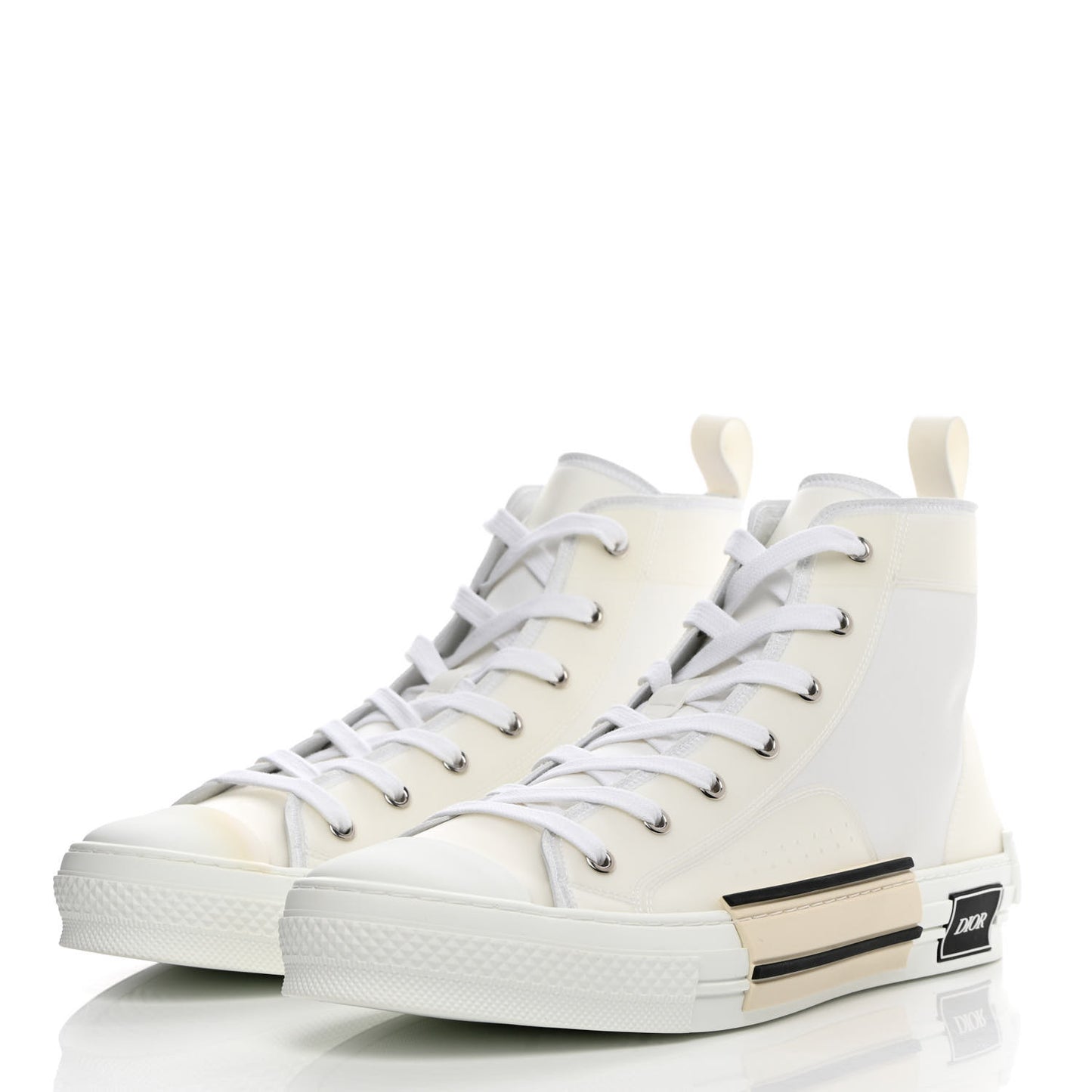 Canvas Mens B23 High Top Sneakers 45.5 White
