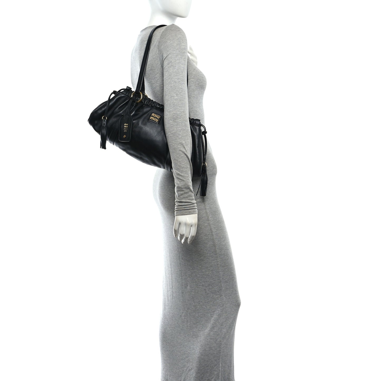 Nappa Joie Shoulder Bag Black