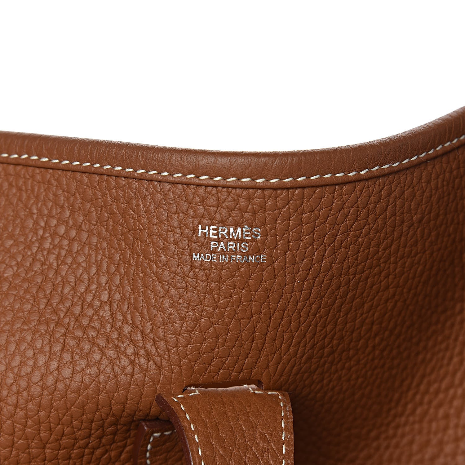 Hermes Taurillon Clemence Evelyne III GM Gold 6 of 11