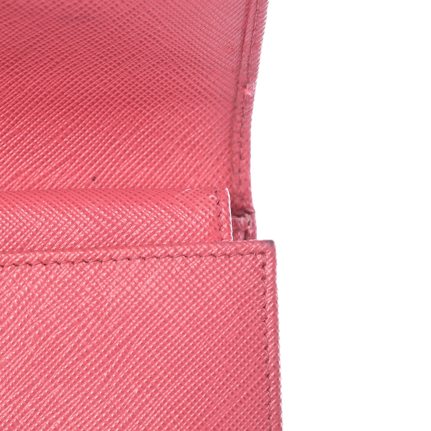 Saffiano Metal Flap Wallet Peonia