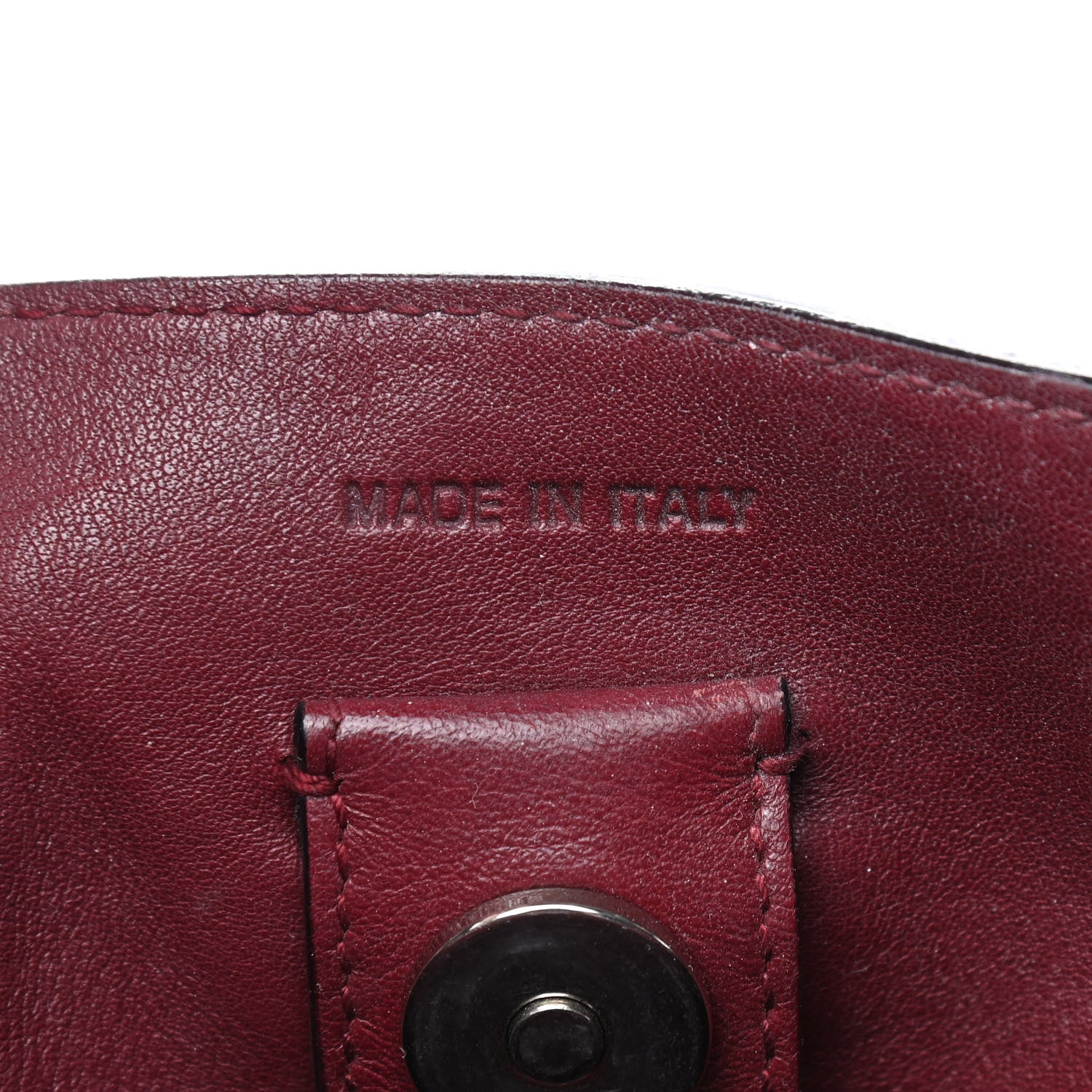 Christian Dior Smooth Calfskin Medium Tri-Color Diorissimo Tote Pink Grey Burgundy 9 of 14