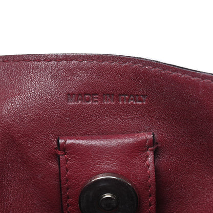 Christian Dior Smooth Calfskin Medium Tri-Color Diorissimo Tote Pink Grey Burgundy 9 of 14