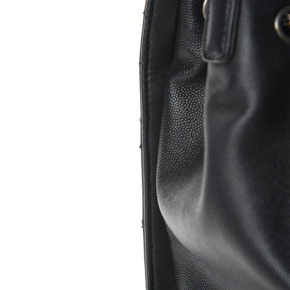 Chanel Caviar Quilted Medium CC Bucket Bag Black 12 of 13