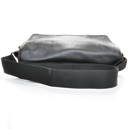 Prada Soft Leather Messenger Bag Nero Black 5 of 10
