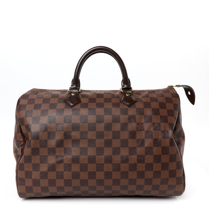 Louis Vuitton Damier Ebene Speedy 35 1 of 15