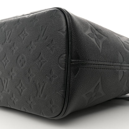 Louis Vuitton Empreinte Monogram Giant Neverfull MM Black 10 of 12