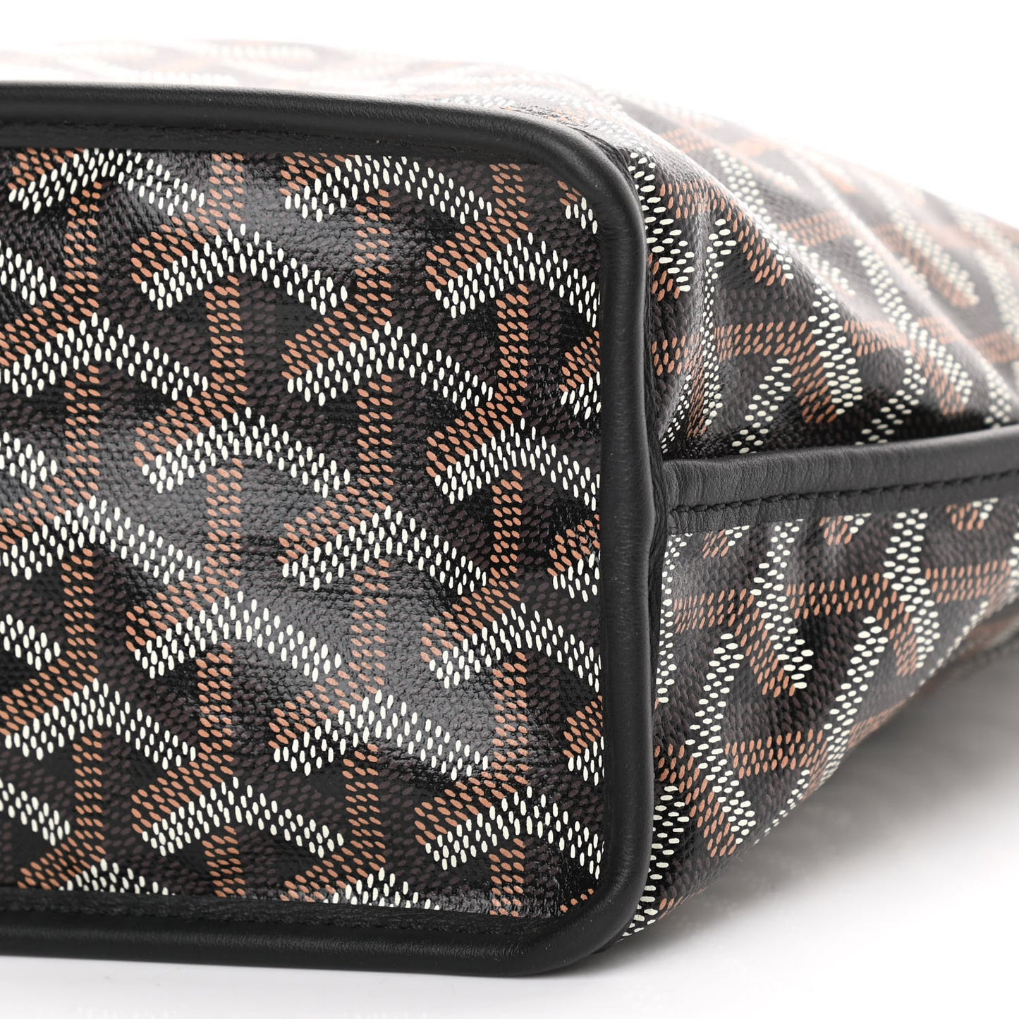 Goyardine Reversible Mini Anjou Black