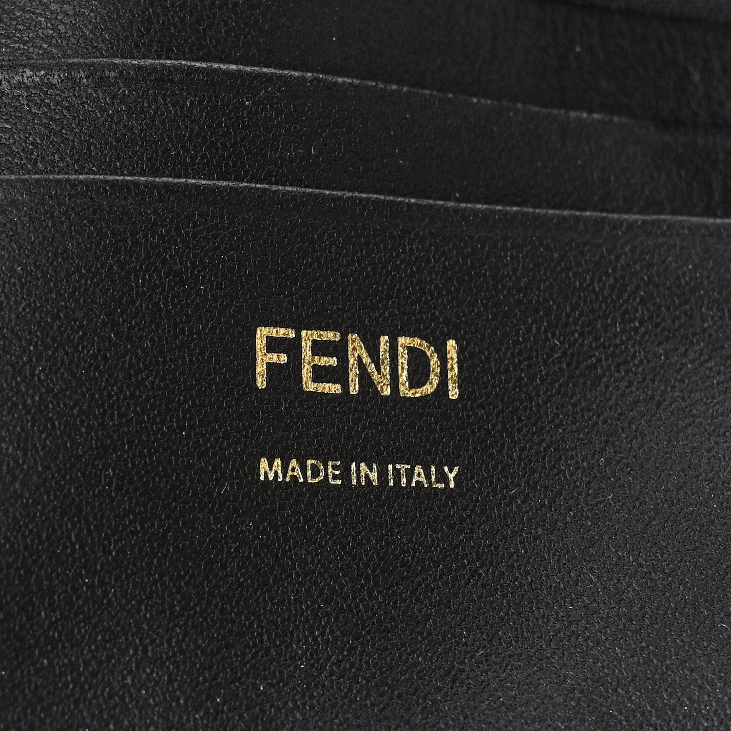Fendi Nappa FF 1974 Embossed Mini Baguette Black 5 of 9