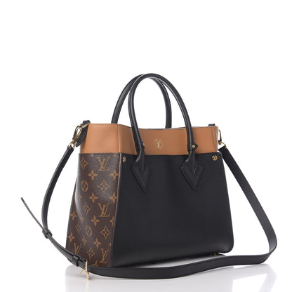 Louis Vuitton Calfskin Monogram On My Side Black 2 of 8