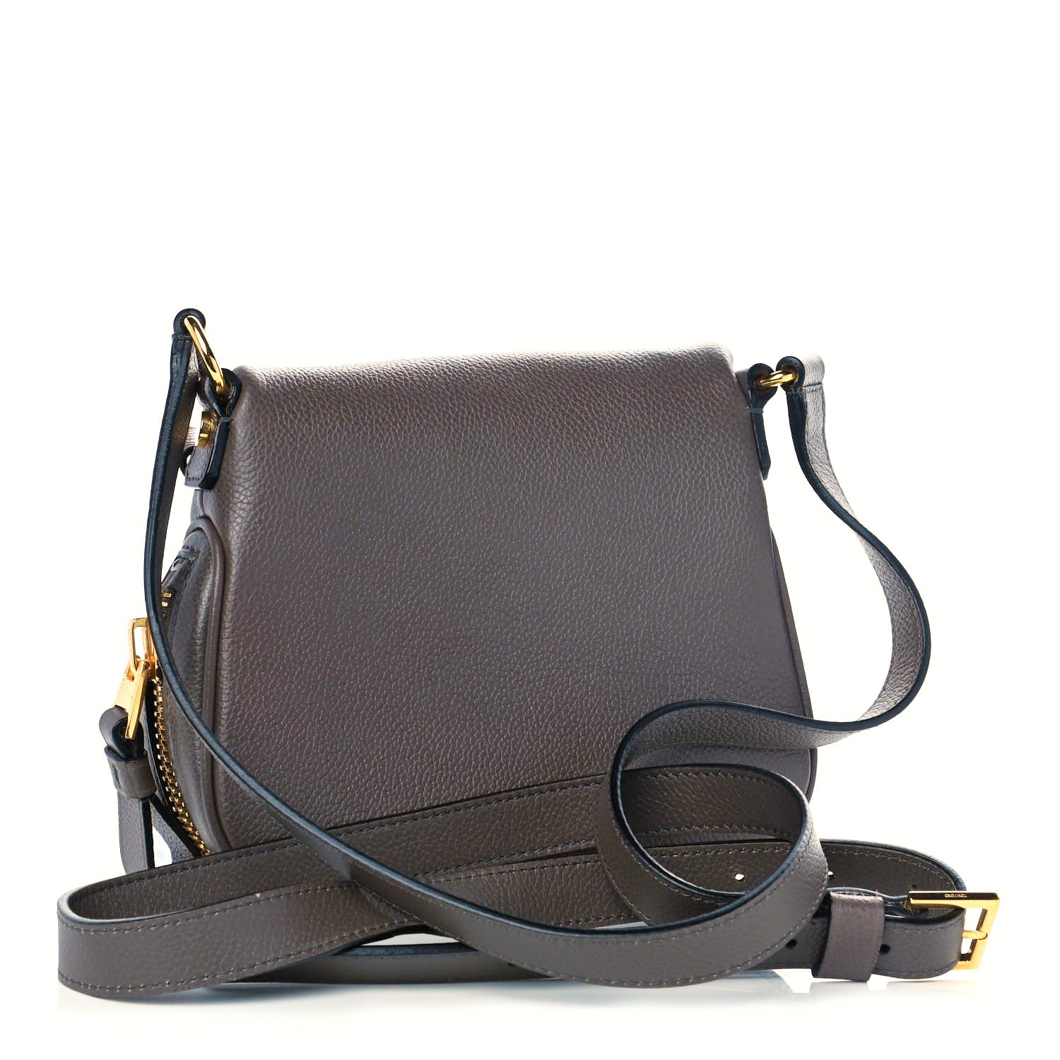Tom Ford Calfskin Mini Jennifer Crossbody Bag Grey 3 of 11