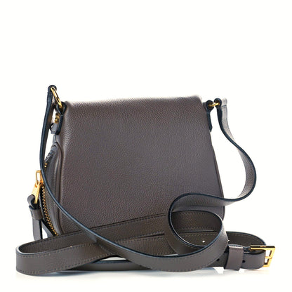 Tom Ford Calfskin Mini Jennifer Crossbody Bag Grey 3 of 11