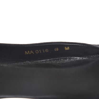 Louis Vuitton Suede Monogram Uniformes Ballet Flats 40 Black 8 of 10