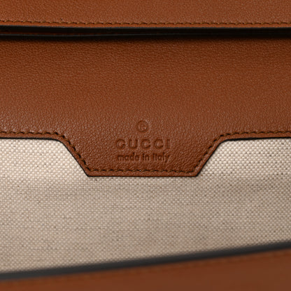 Gucci Wonka Grain Calfskin Mini Diana Bamboo Top Handle Shoulder Bag Cuir 6 of 10