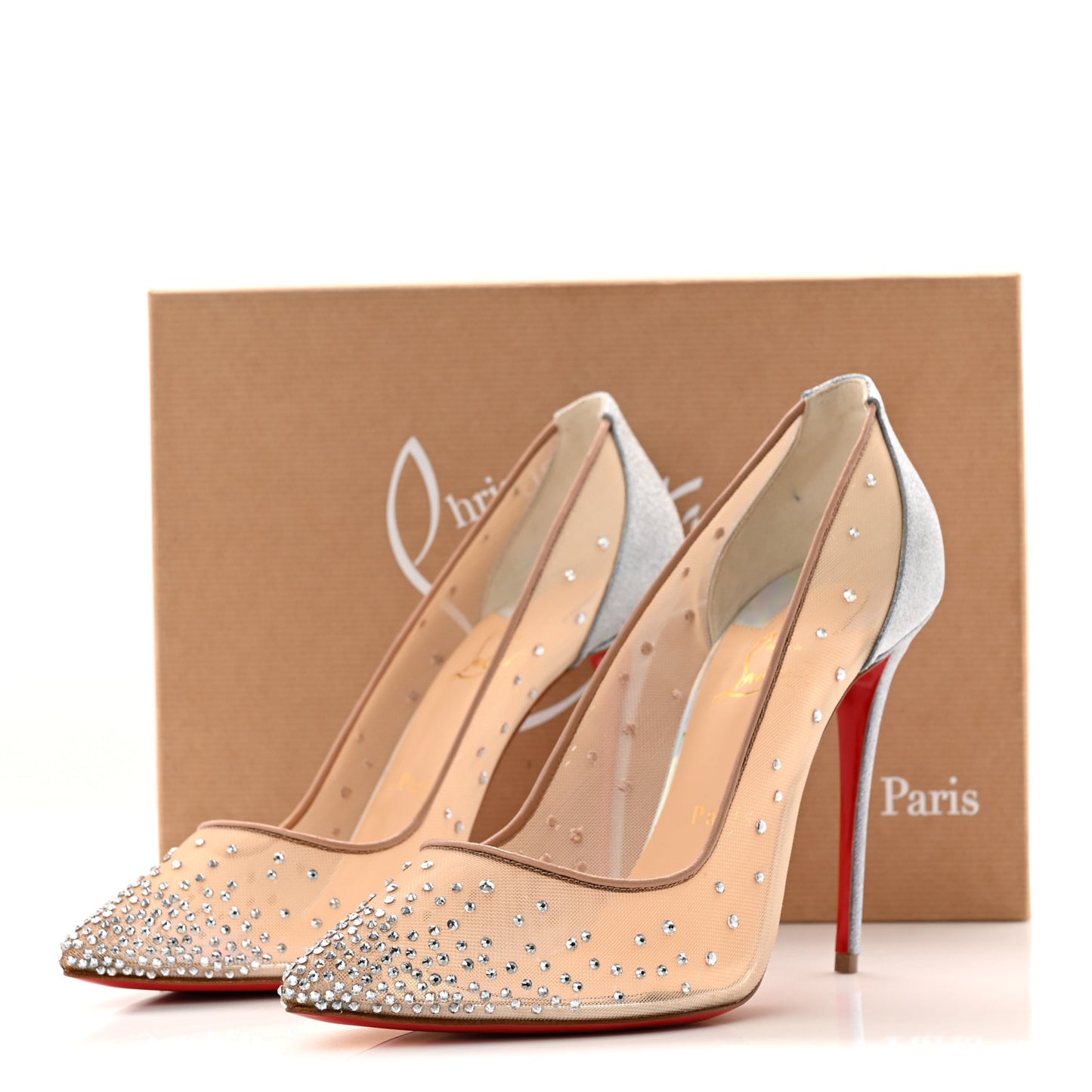 Crystal Strass Follies 100 Pumps 40.5 Crystal