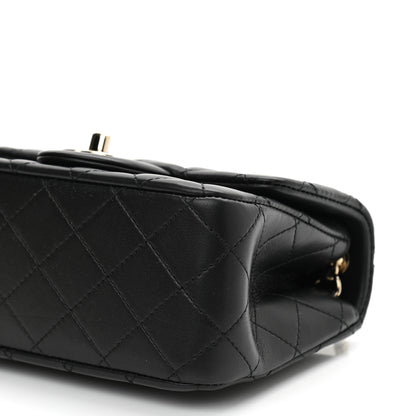 Chanel Lambskin Quilted Enamel Mini Pearl Crush Flap Black 10 of 10