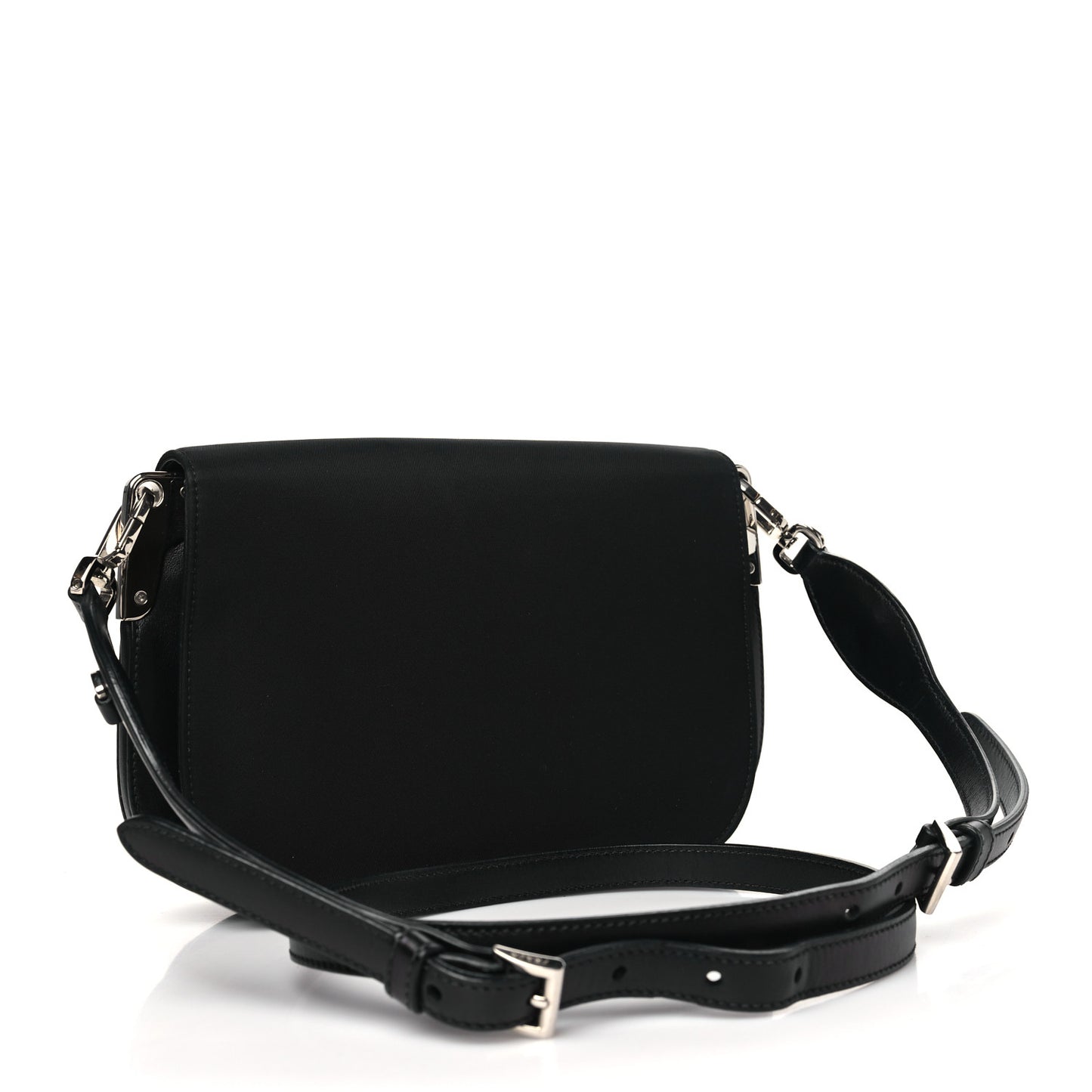 Tessuto Vitello Medium Margit Shoulder Bag Black