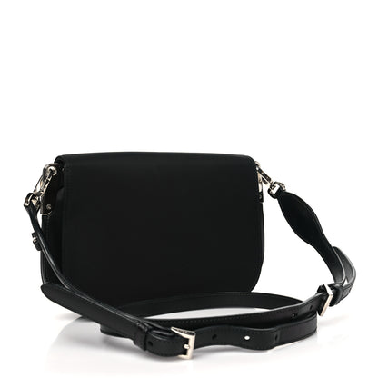 Prada Tessuto Vitello Medium Margit Shoulder Bag Black 3 of 11