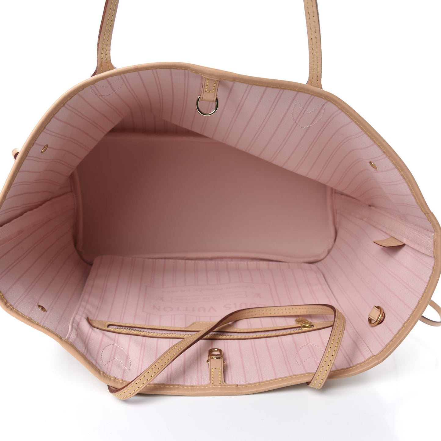 Damier Azur Neo Neverfull MM Rose Ballerine
