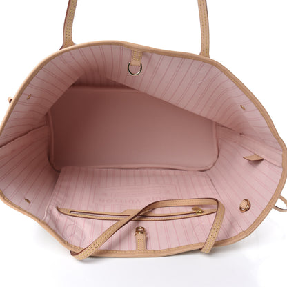 Louis Vuitton Damier Azur Neo Neverfull MM Rose Ballerine 5 of 12