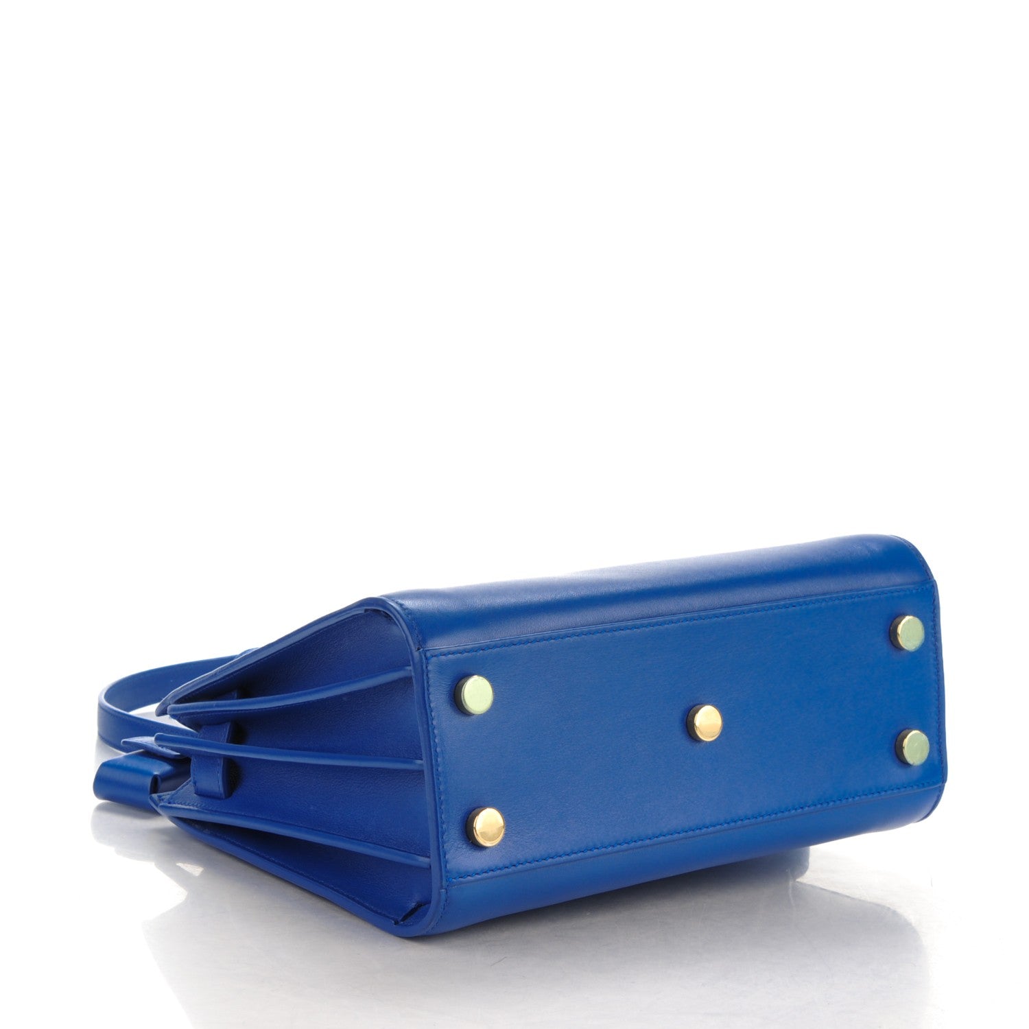 Saint Laurent Calfskin Nano Sac De Jour Royal Blue 4 of 7