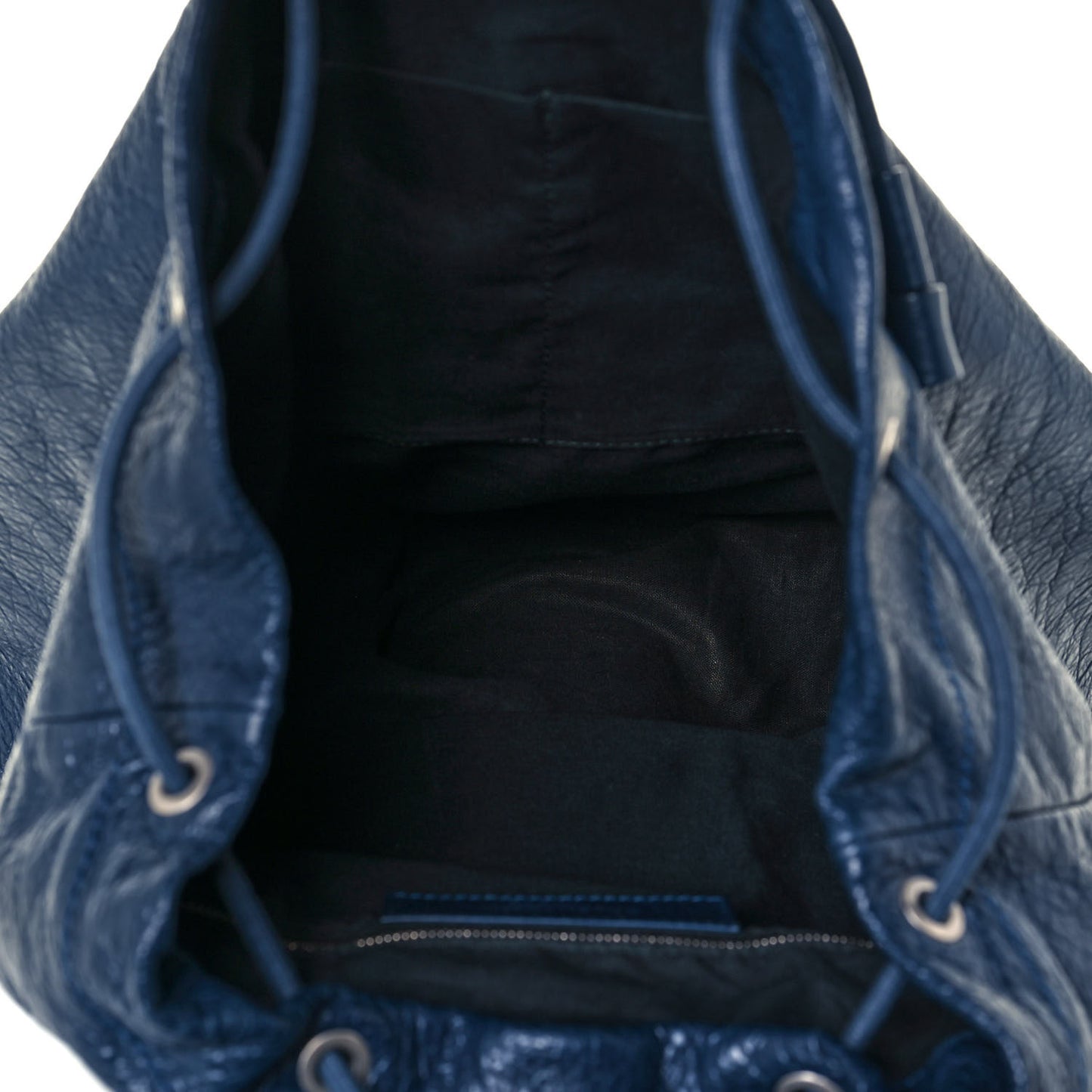 Agneau Classic Hardware S Traveler Backpack Blue Obscur