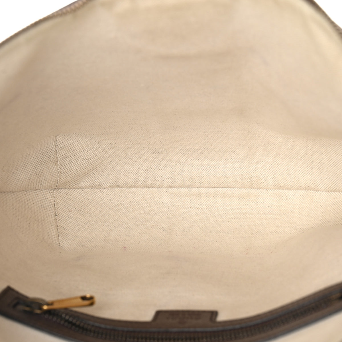 GG Supreme Monogram Web Small Ophidia Half Moon Hobo Brown
