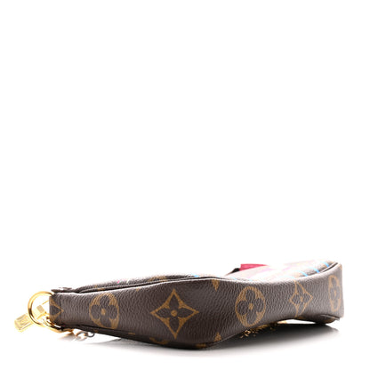 Louis Vuitton Monogram 2020 Christmas Animation Roller Coaster Mini Pochette Accessories Pivoine 4 of 7