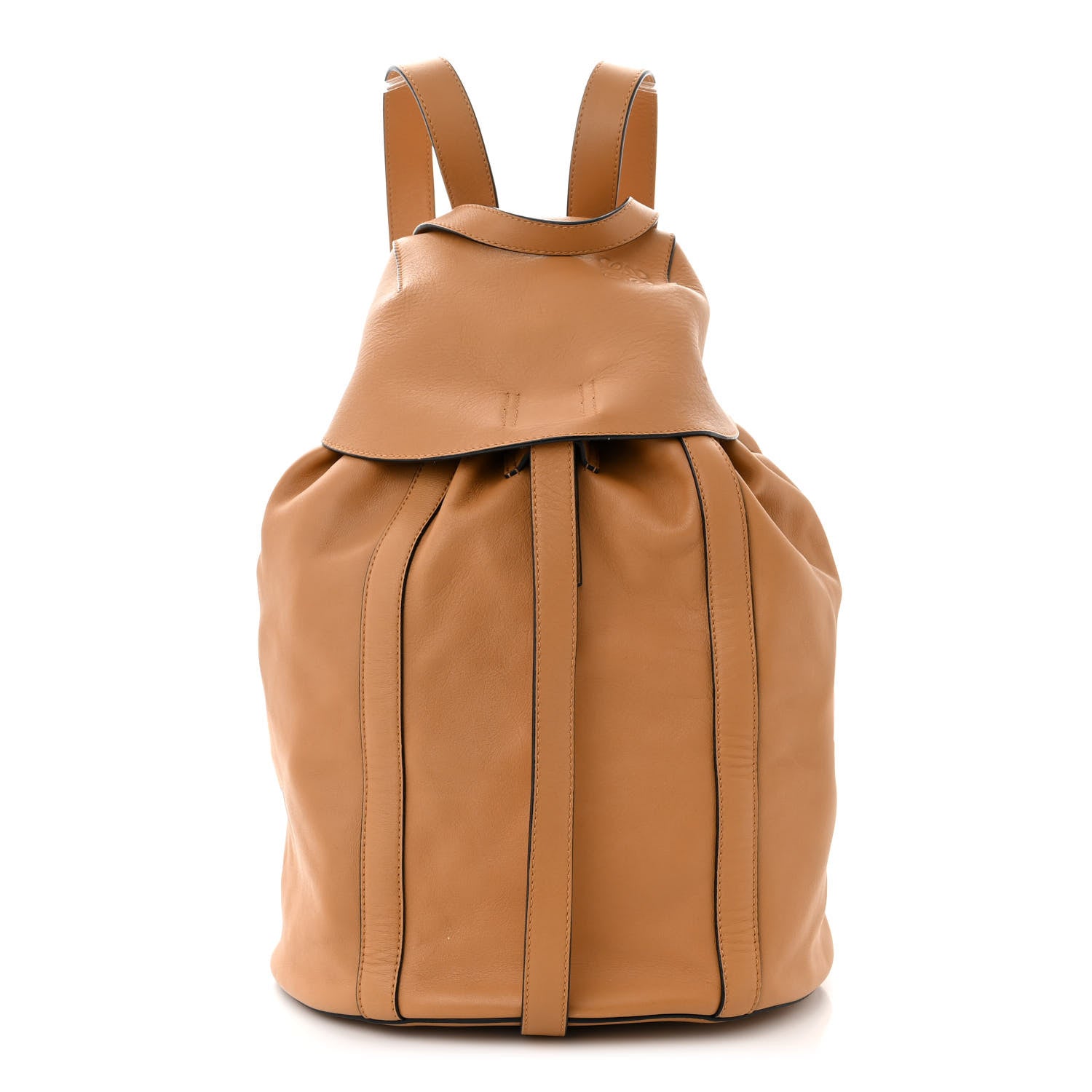 Loewe Calfskin Belt Backpack Tan 1 of 12