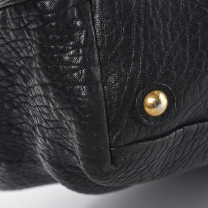 Saint Laurent Pebbled Lambskin Medium Easy Sac Black 18 of 23