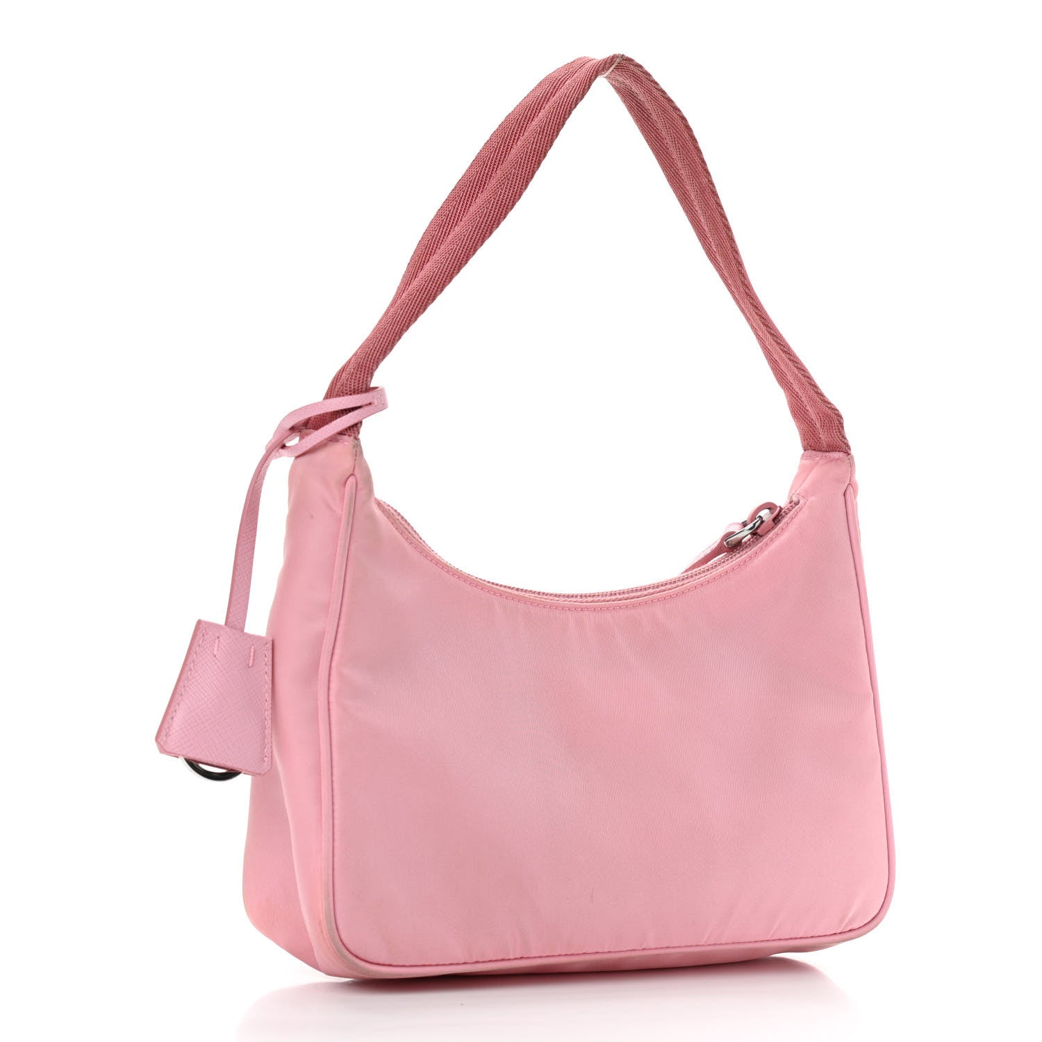 Prada Tessuto Nylon Saffiano Mini Re-Edition 2000 Bag Rosa 3 of 9