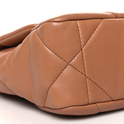 Chanel Lambskin Quilted Medium Chanel 19 Flap Brown 9 of 11