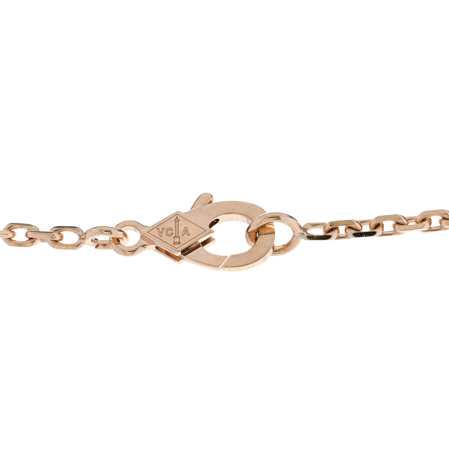Van Cleef & Arpels 18K Yellow Gold Guilloche Magic Alhambra Long Necklace 4 of 6