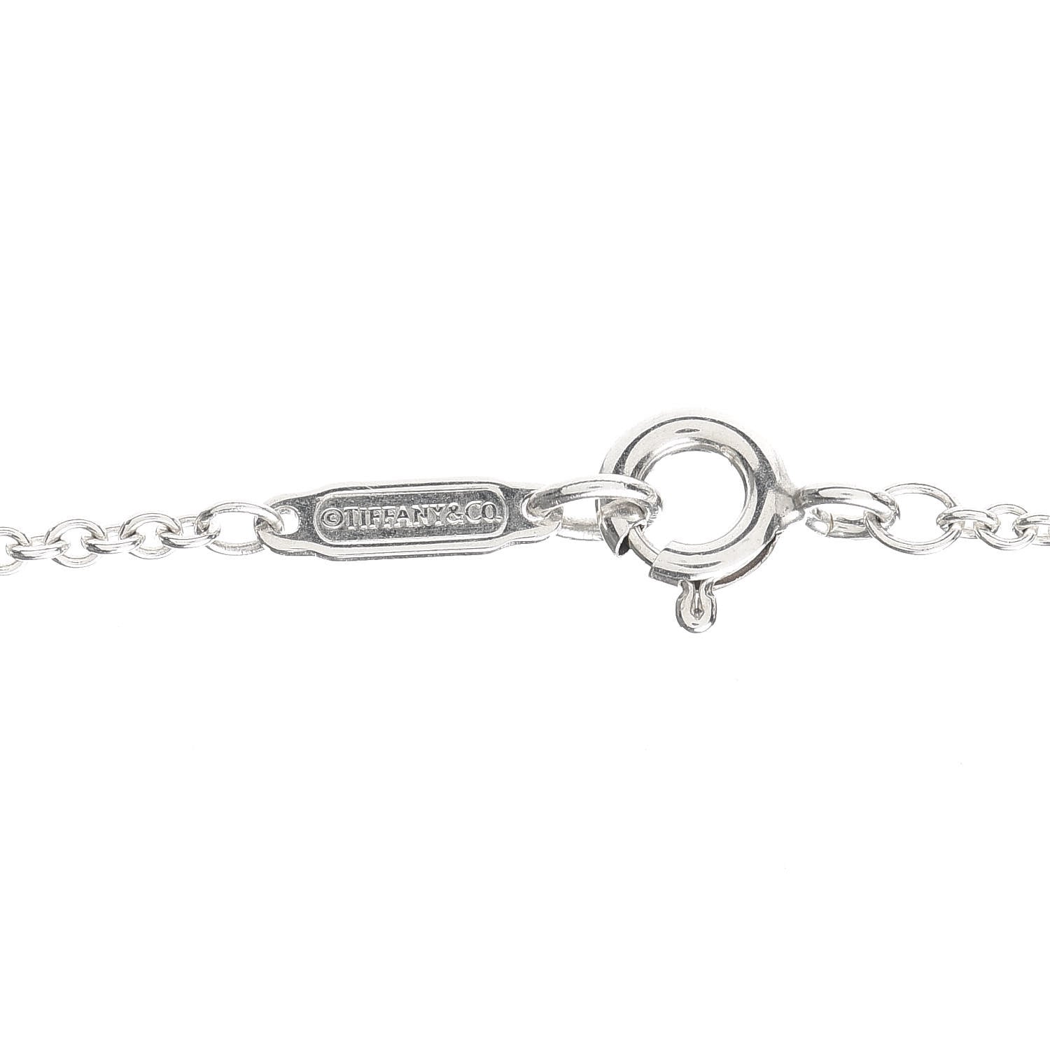 Tiffany Sterling Silver Sweet Nothings Envelope Necklace 4 of 5