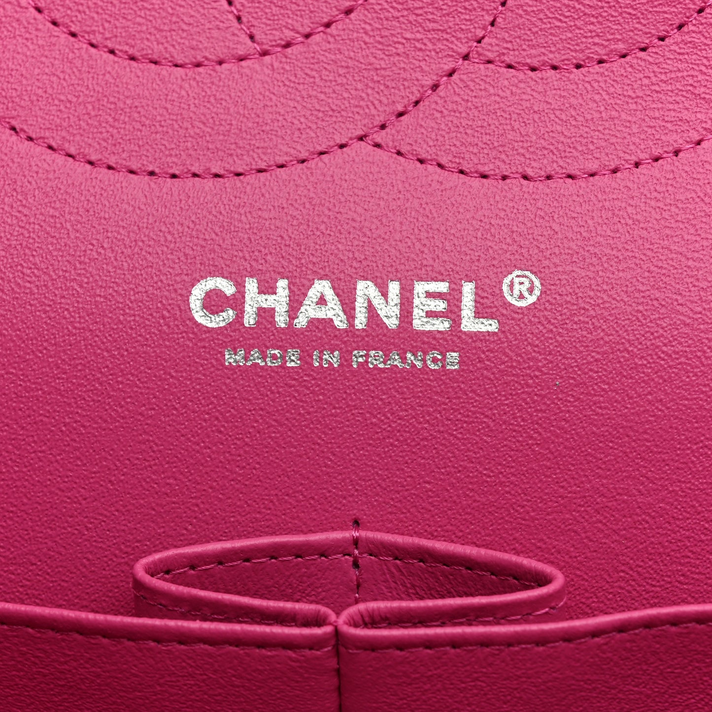 Iridescent Caviar Quilted Jumbo Double Flap Pink